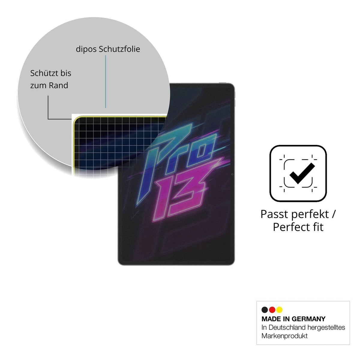 Blickschutzfolie für Lenovo Xiaoxin Pad Pro GT 13  (4)