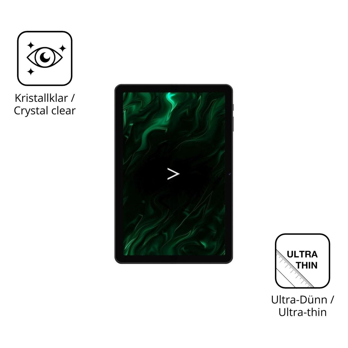 2x Schutzfolie klar für Digma Pro Zoom Display-Sch (5)