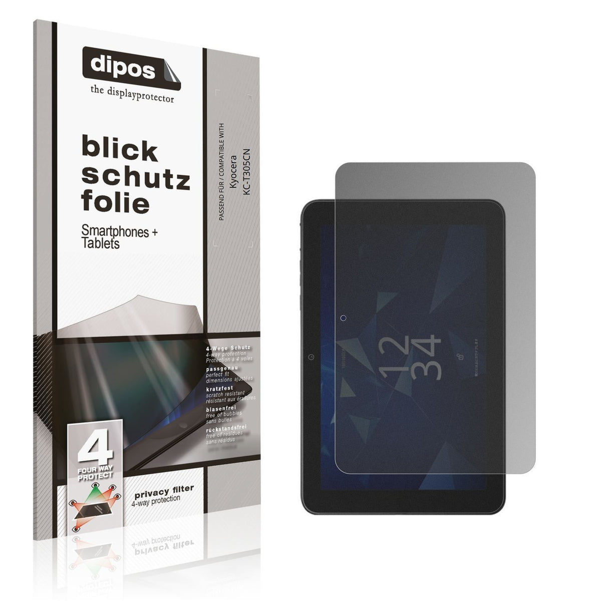 Blickschutzfolie für Kyocera KC-T305CN matt Schutz (1)