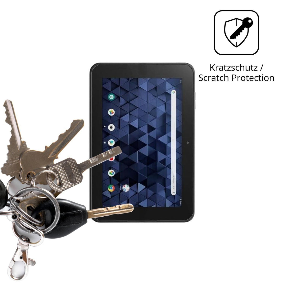 2x Schutzfolie klar für Kyocera KC-T302DTZU Displa (4)