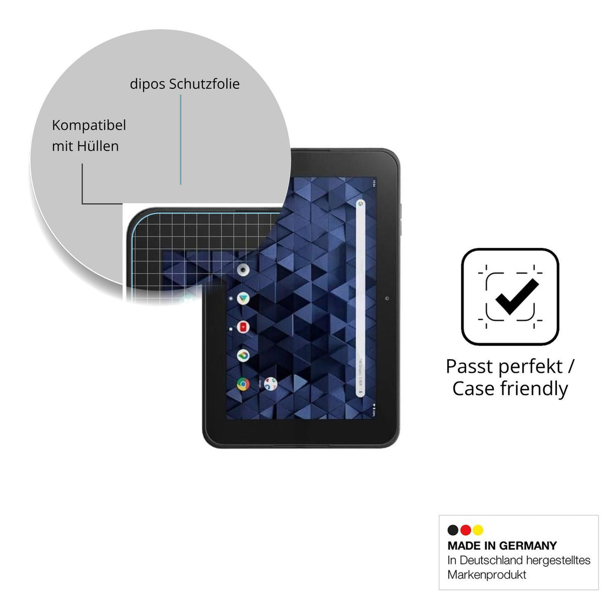 2x Schutzfolie klar für Kyocera KC-T302DTZU Displa (6)
