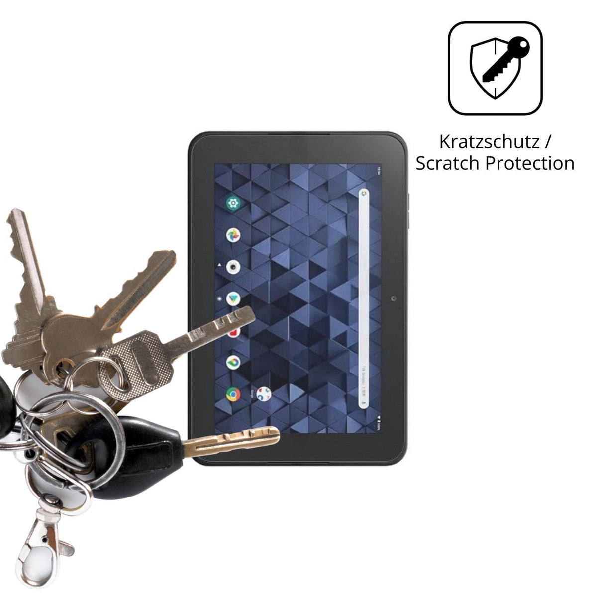 2x Schutzfolie matt für Kyocera KC-T302DTZU Displa (4)
