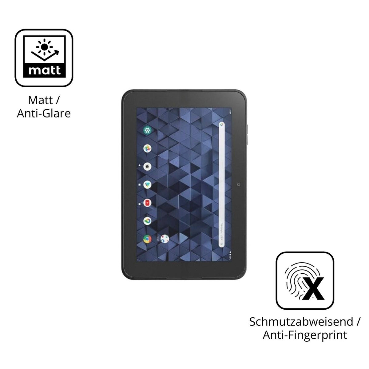 2x Schutzfolie matt für Kyocera KC-T302DTZU Displa (5)