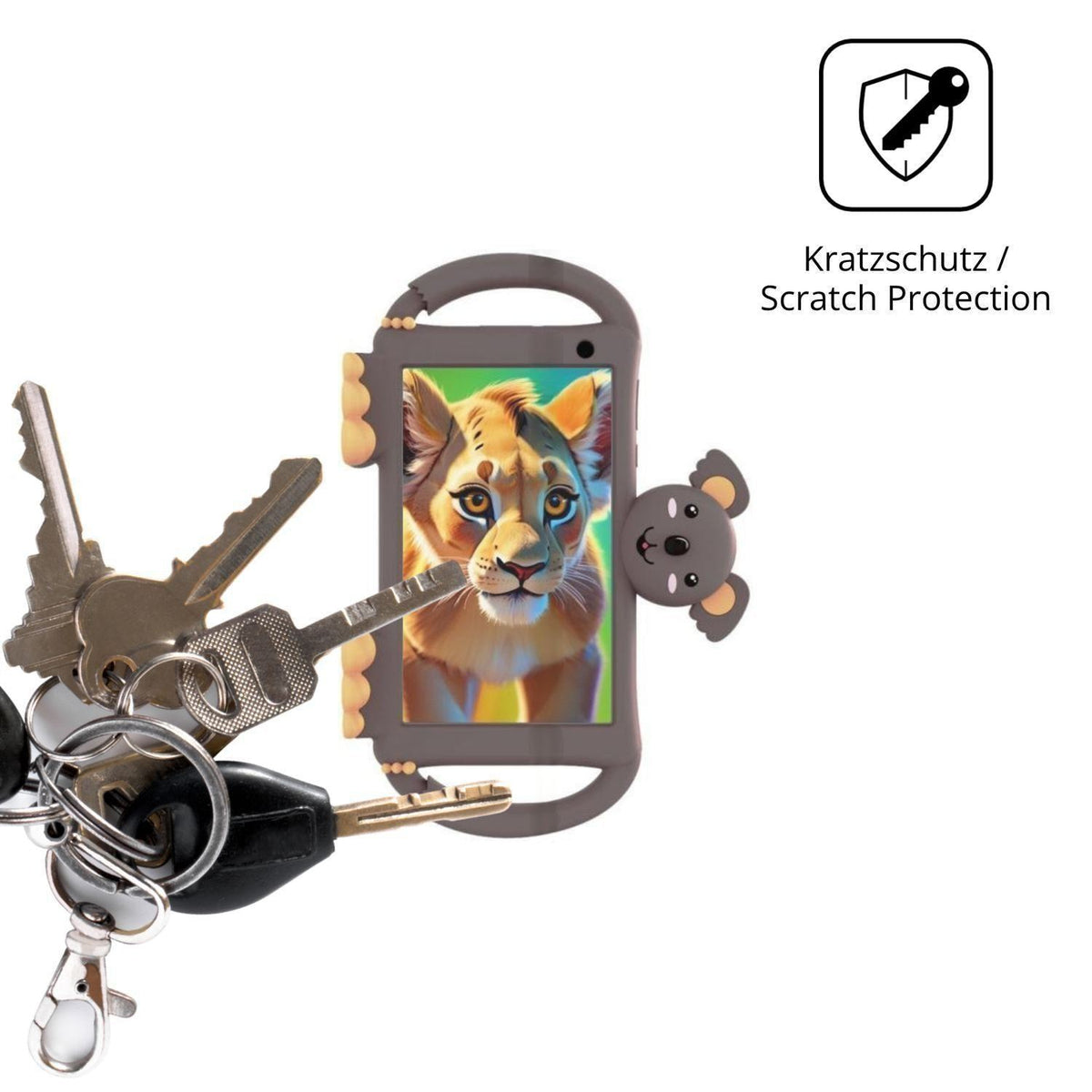 2x Schutzfolie matt für Logicom Logikids 7 Display (4)