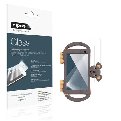 2x 9H Schutzfolie für Logicom Logikids 7 Panzerfol (1)