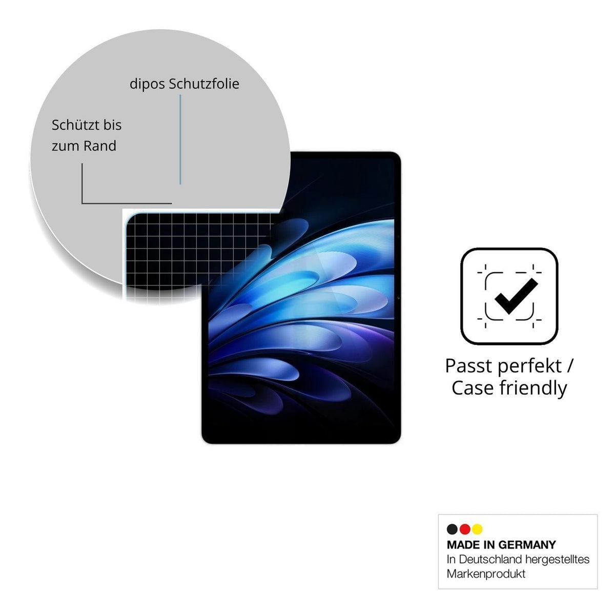2x 9H Schutzfolie für Vivo Pad5 Pro Soft Light Pan (6)