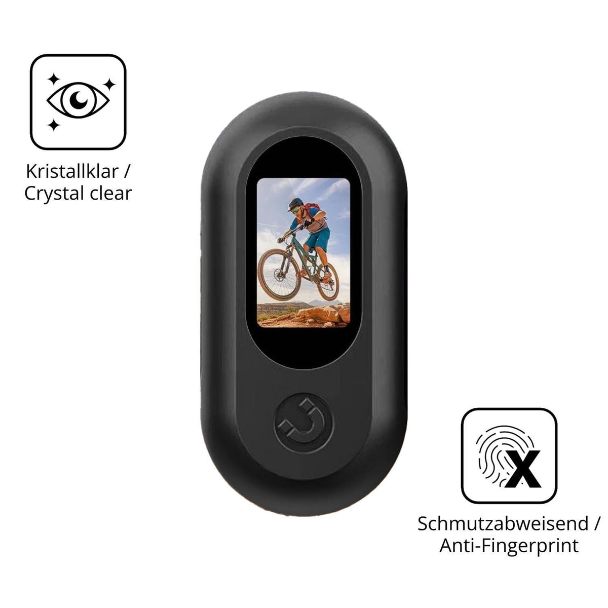 2x 9H Schutzfolie für OBEST Mini Action Cam 0.96 Z (5)