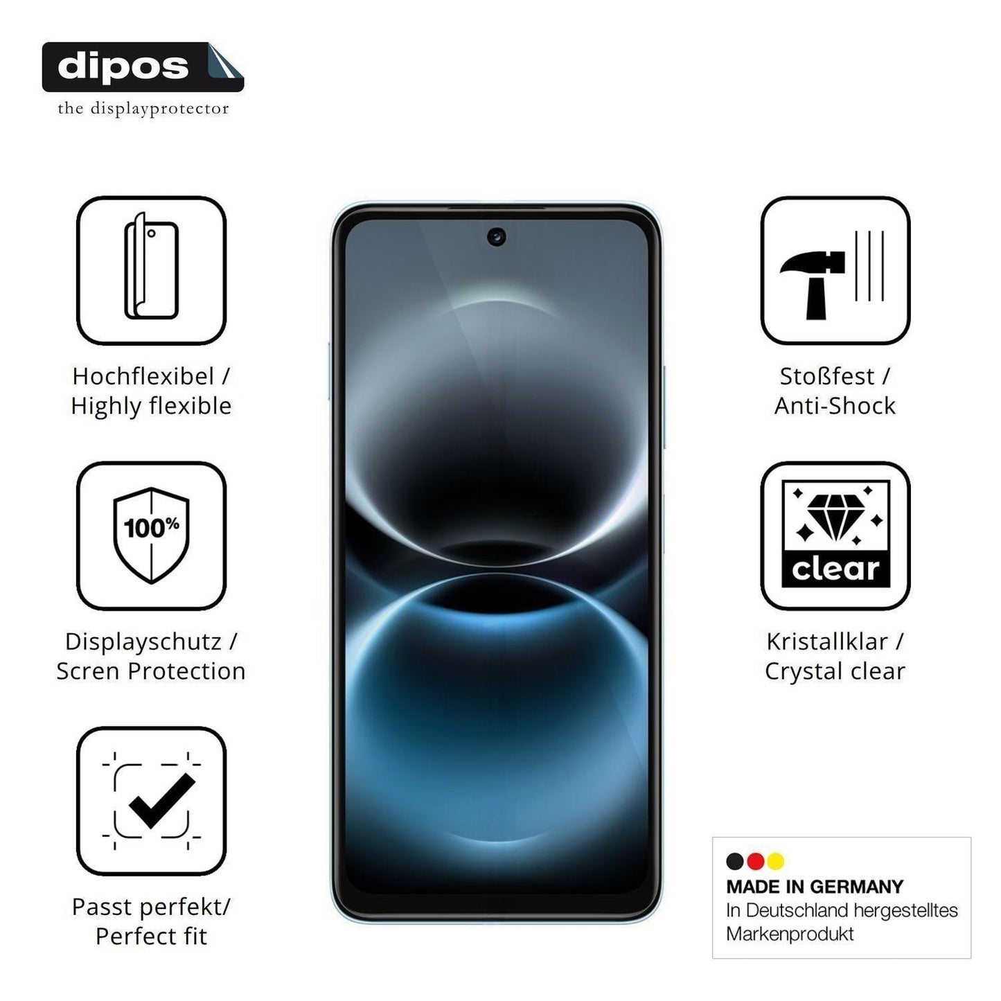 2x 3D Full Cover Schutzfolie für Huawei Enjoy 90 P (7)