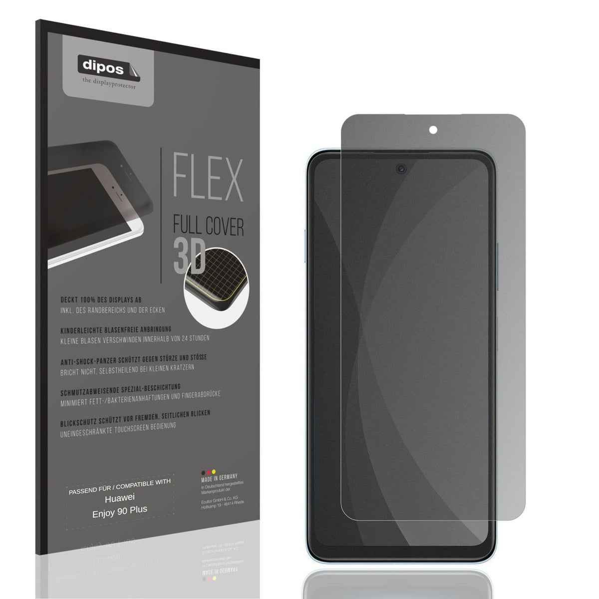 Full Cover Privacy Blickschutzfolie für Huawei Enj (1)