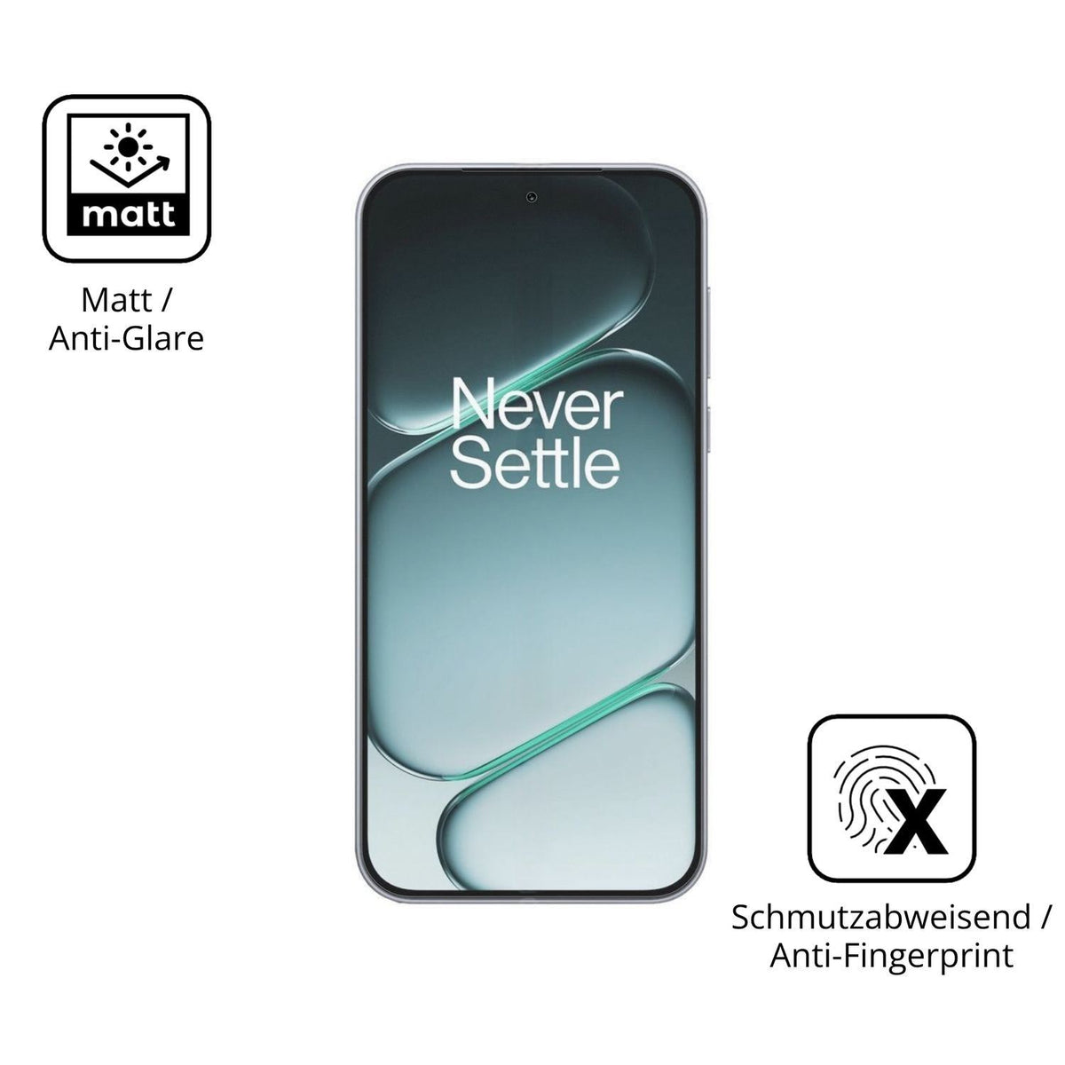 2x 9H Schutzfolie matt für OnePlus Nord 6 Panzerfo (5)