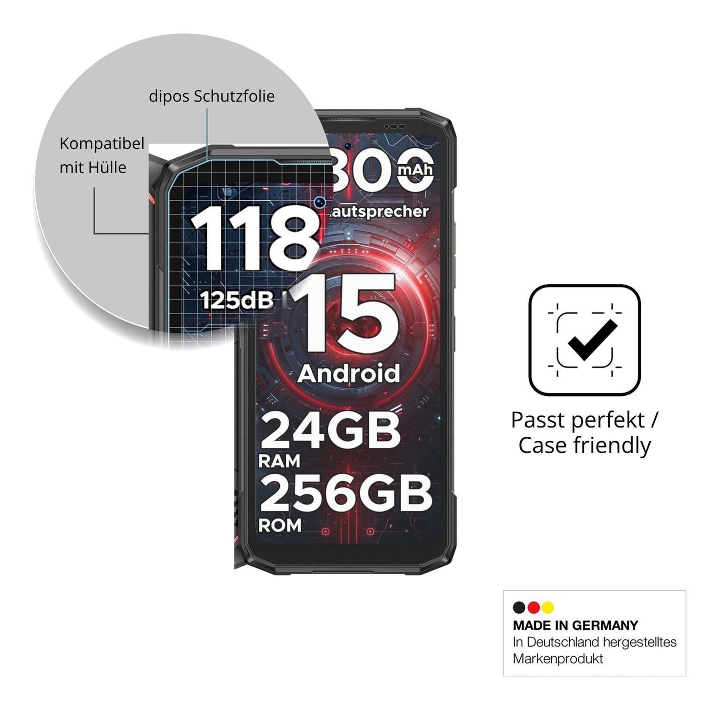 4x Schutzfolie matt für DOOGEE Blade 20 Pro Displa (6)