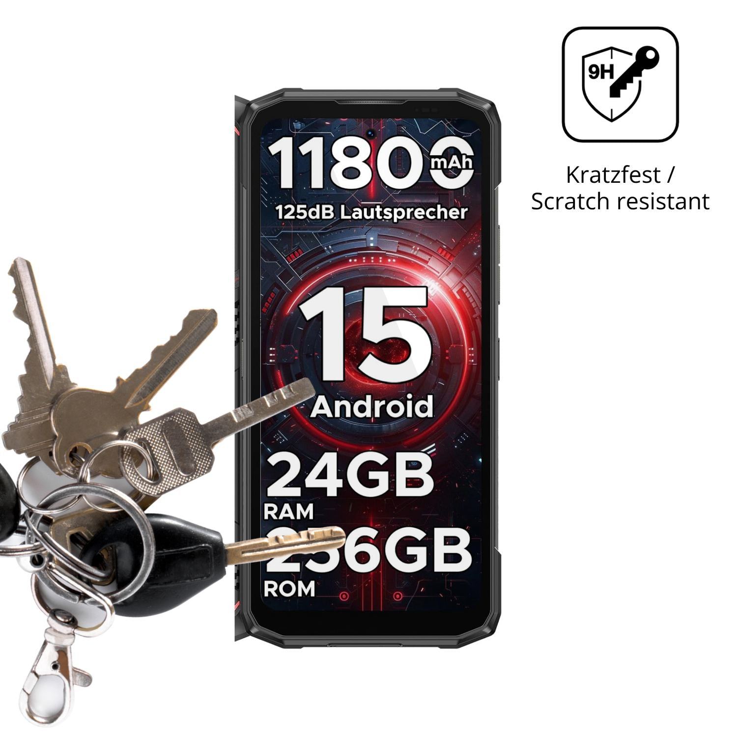 2x 9H Schutzfolie für DOOGEE Blade 20 Pro Panzerfo (3)