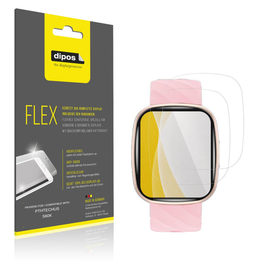 2x 3D Full Cover Schutzfolie für PTHTECHUS S60K (1)