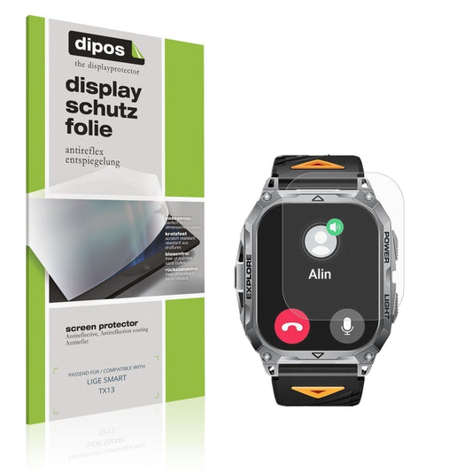 6x Schutzfolie matt für LIGE SMART TX13 Display-Sc (1)