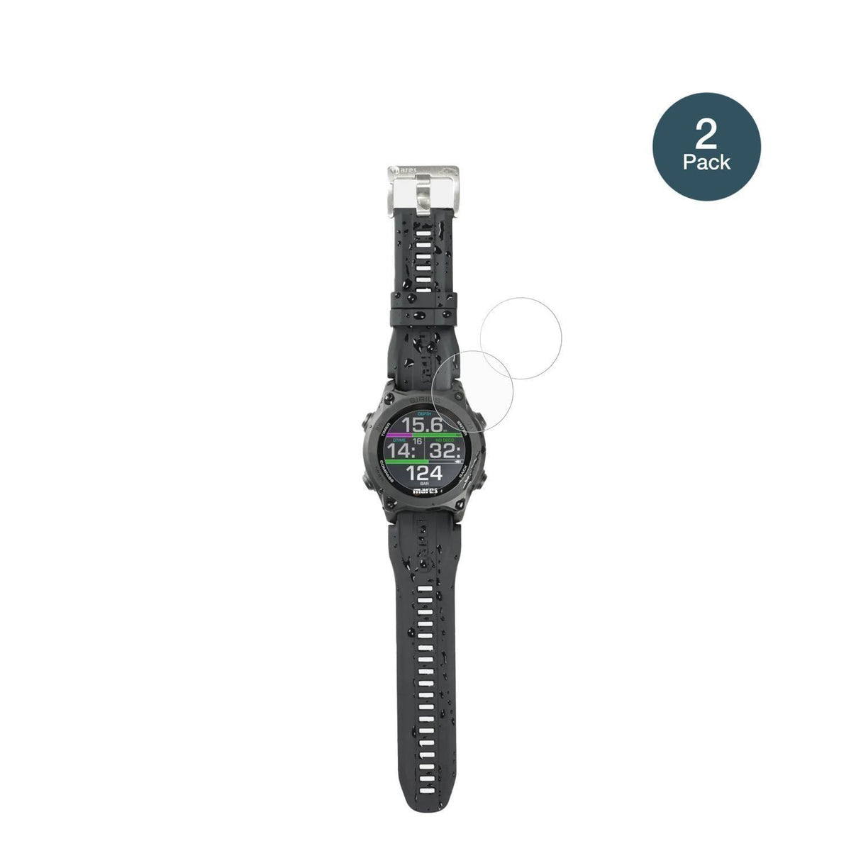 2x 9H Schutzfolie matt für Mares Sirius Panzerfoli (2)