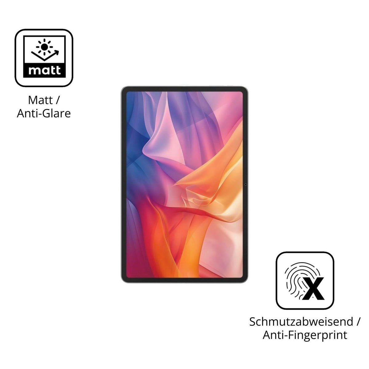 2x Schutzfolie matt für Cepter Tab Evo Pro Display (5)