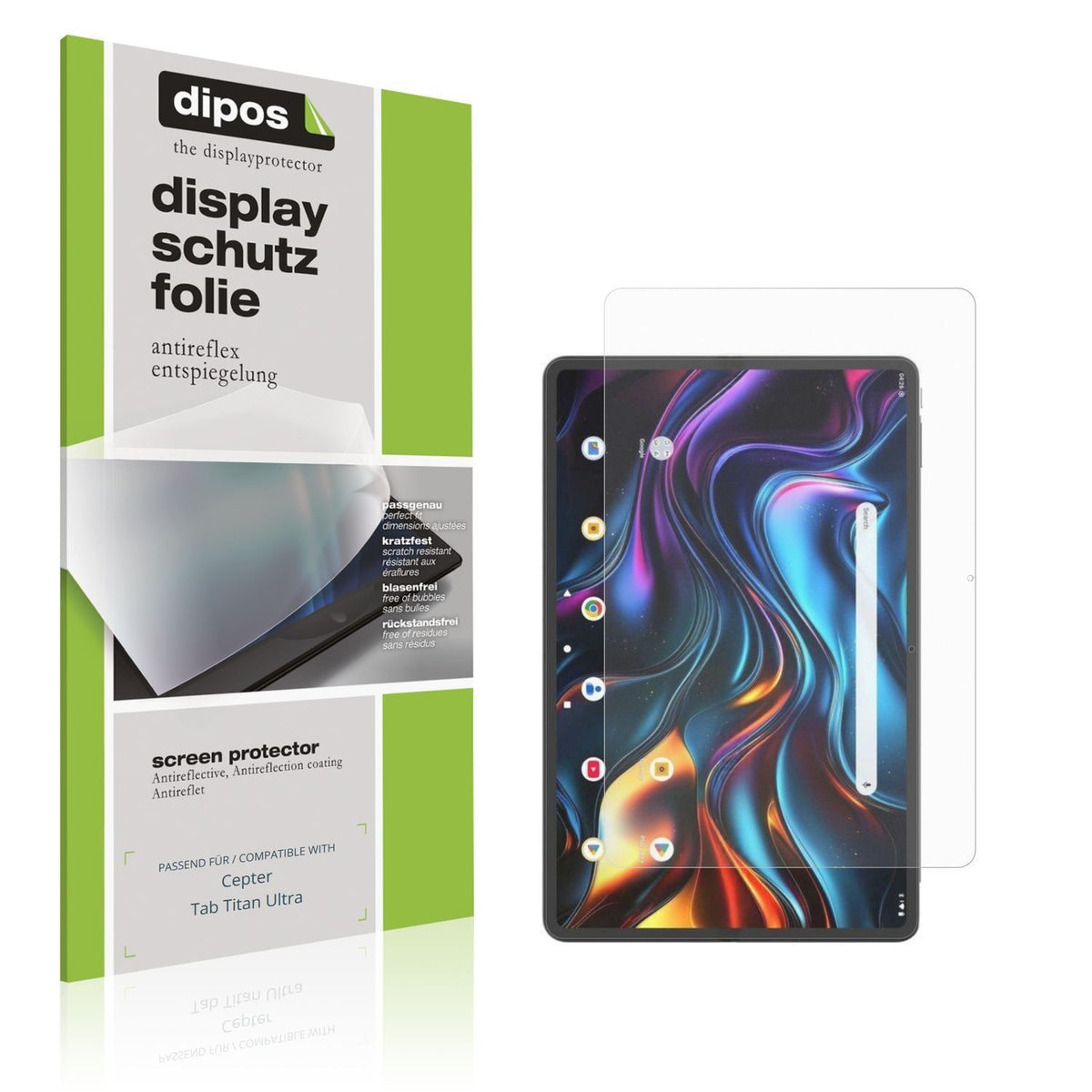 2x Schutzfolie matt für Cepter Tab Titan Ultra Dis (1)
