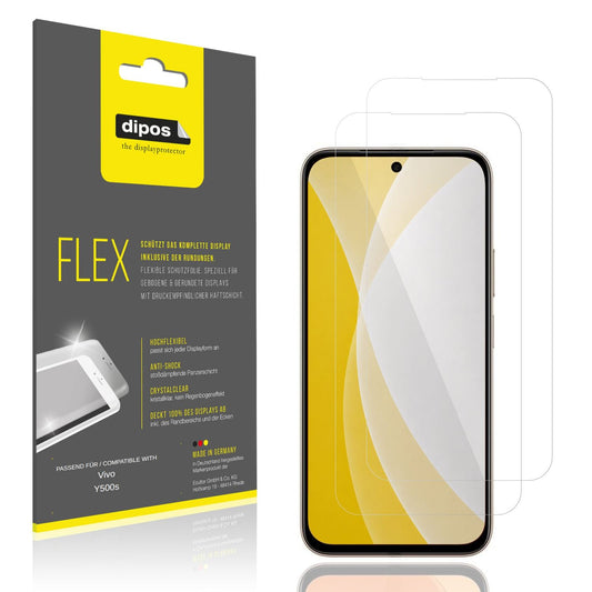 2x 3D Full Cover Schutzfolie für Vivo Y500s (1)