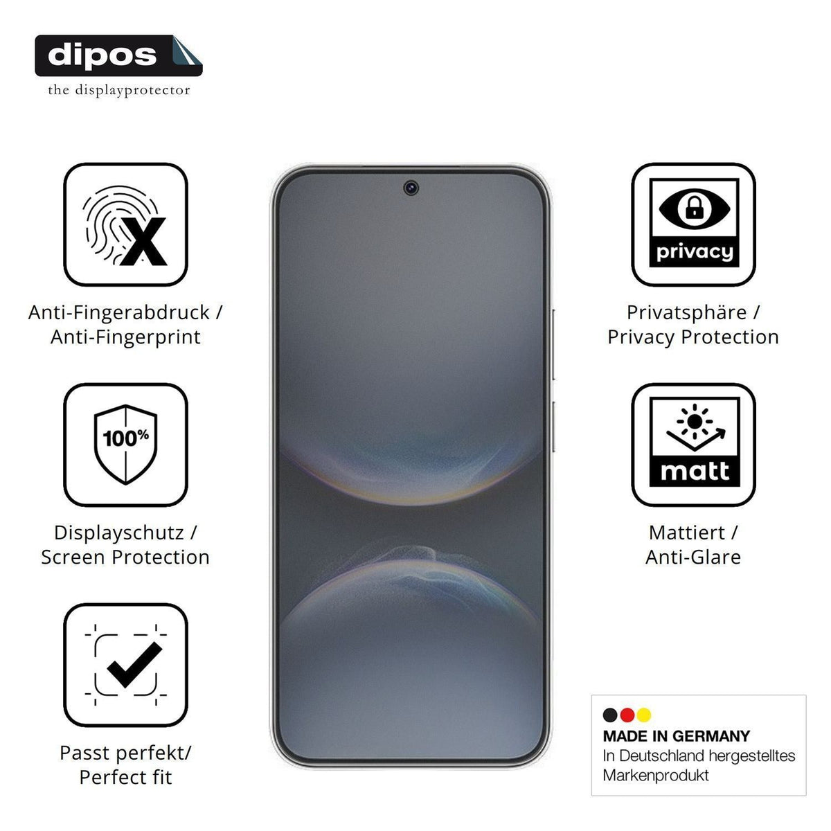 Blickschutzfolie für Huawei Nova 14 Lite matt Schu (5)