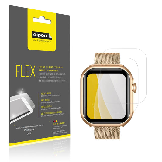 2x 3D Full Cover Schutzfolie für Oliimptek G62 (1)