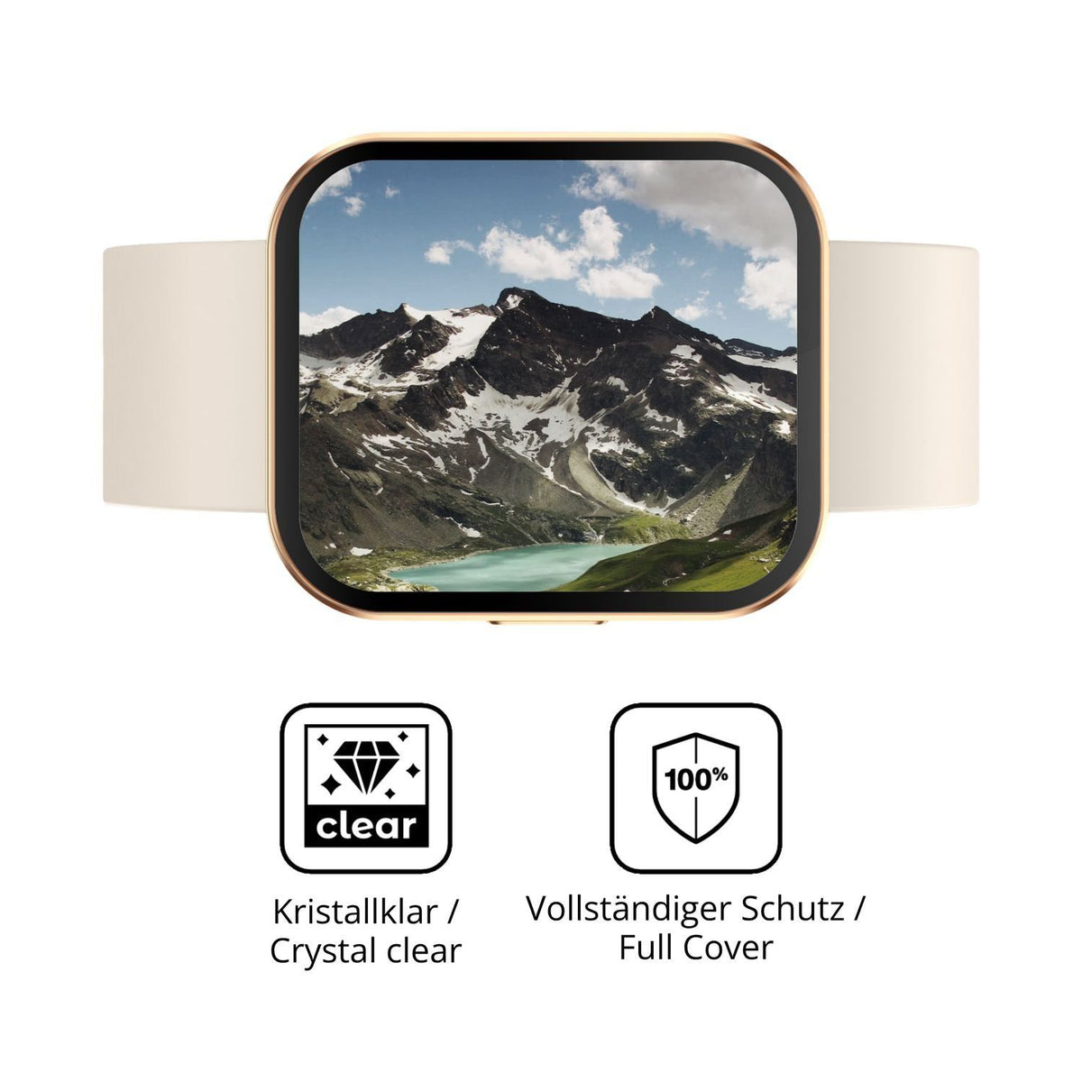 2x 3D Full Cover Schutzfolie für Levowatch TINY (5)