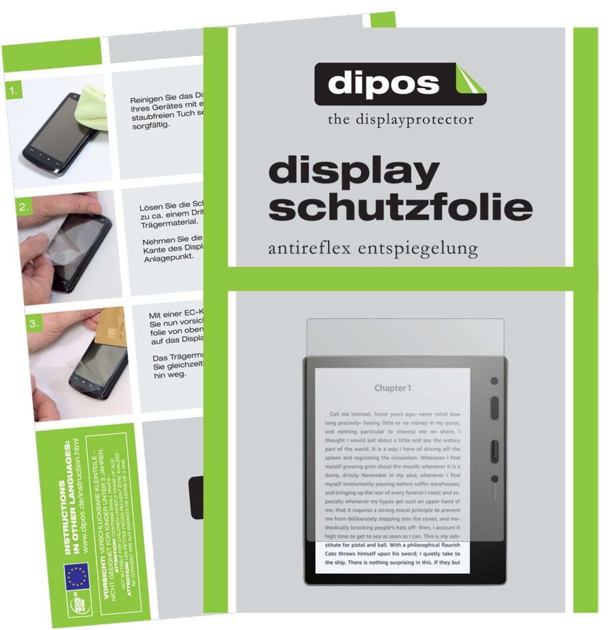 Blickschutzfolie für Maxvi B201ds matt Schutzfolie (5)