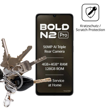 4x Schutzfolie klar für Lava Bold N2 Pro Display-S (4)