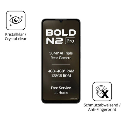 2x 9H Schutzfolie für Lava Bold N2 Pro Panzerfolie (5)