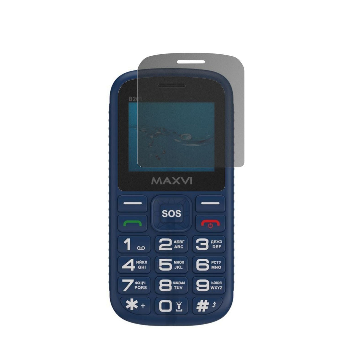 Blickschutzfolie für Maxvi B201 matt Schutzfolie P (2)