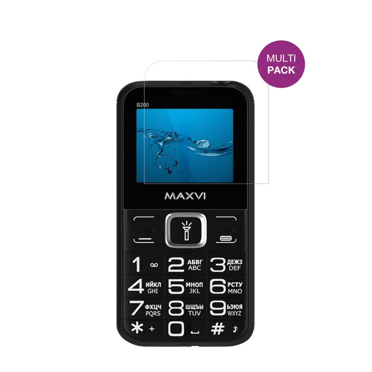 4x Schutzfolie klar für Maxvi B200 Display-Schutzf (2)