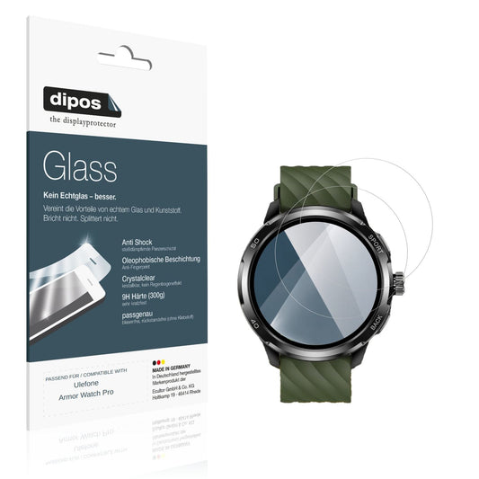 2x 9H Schutzfolie für Ulefone Armor Watch Pro Panz (1)