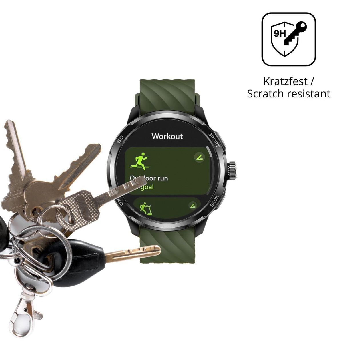 2x 9H Schutzfolie matt für Ulefone Armor Watch Pro (3)