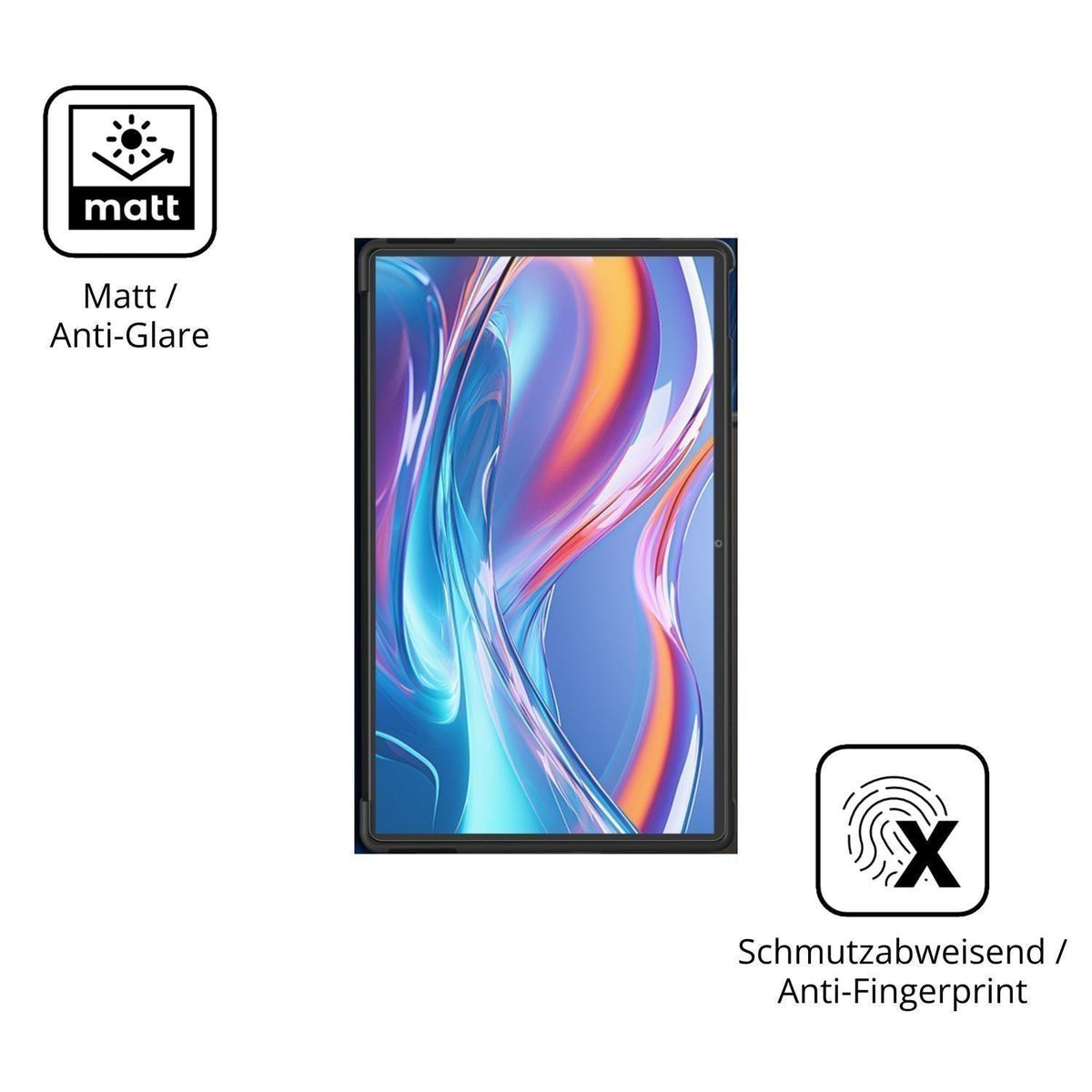 2x Schutzfolie matt für jumper Z3 Display-Schutzfo (5)