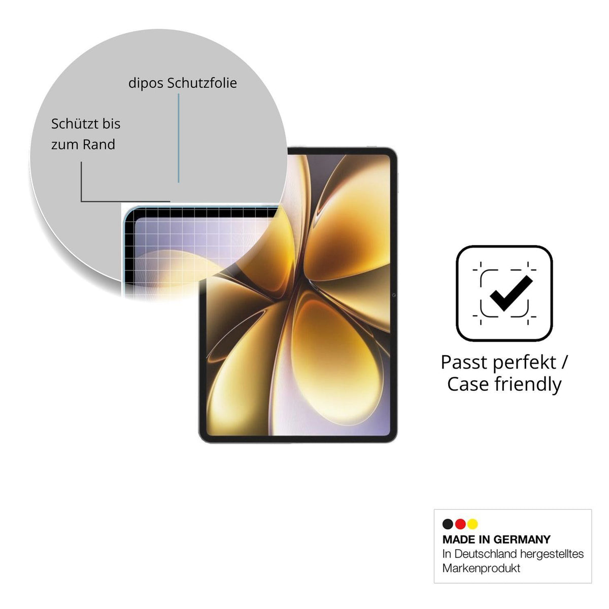 2x 9H Schutzfolie matt für Vivo Pad6 Pro Panzerfol (6)