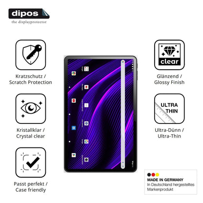 2x Schutzfolie klar für LOGICOM Tab Fold 12 Displa (7)