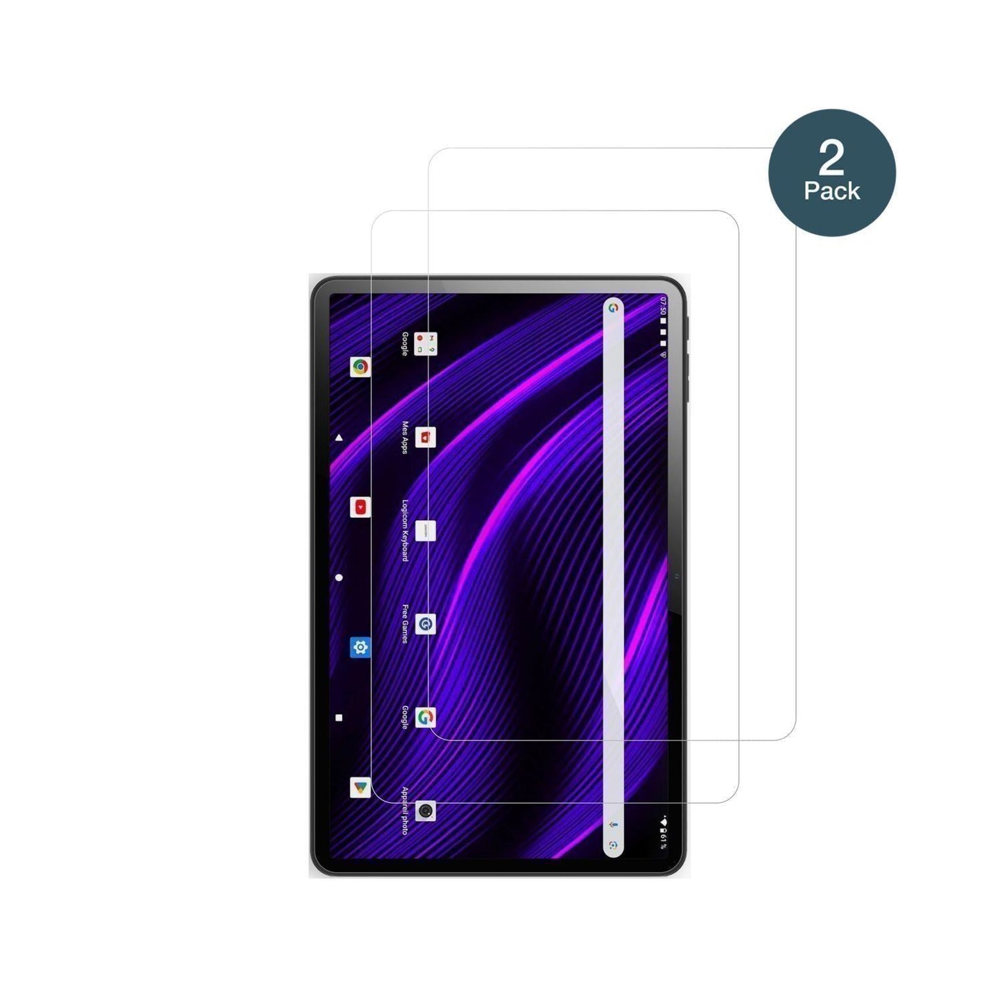 2x 9H Schutzfolie für LOGICOM Tab Fold 12 Panzerfo (2)