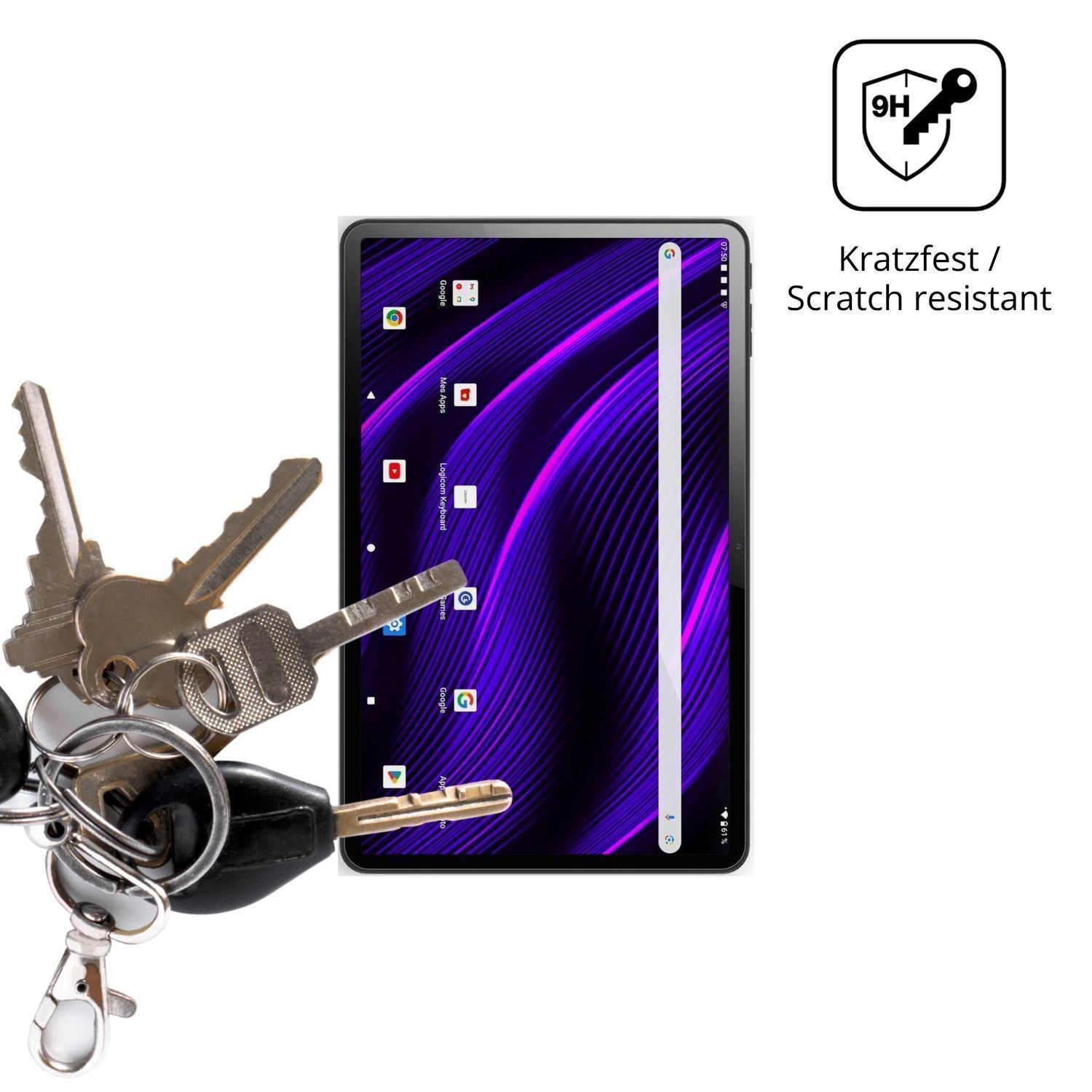 2x 9H Schutzfolie für LOGICOM Tab Fold 12 Panzerfo (3)