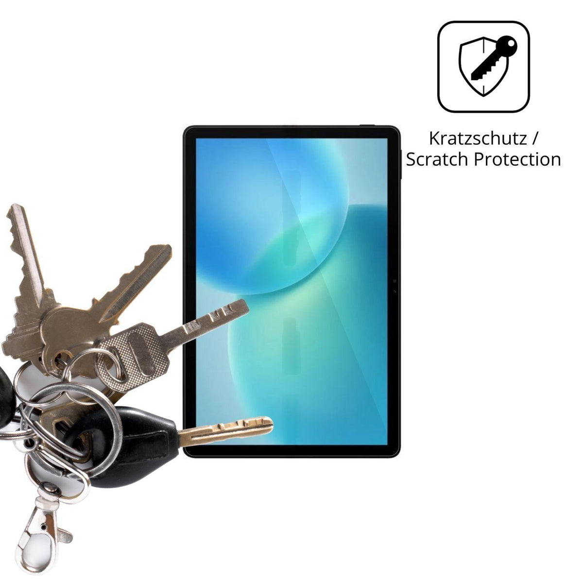 2x Schutzfolie klar für Pockam P11 Display-Schutzf (4)