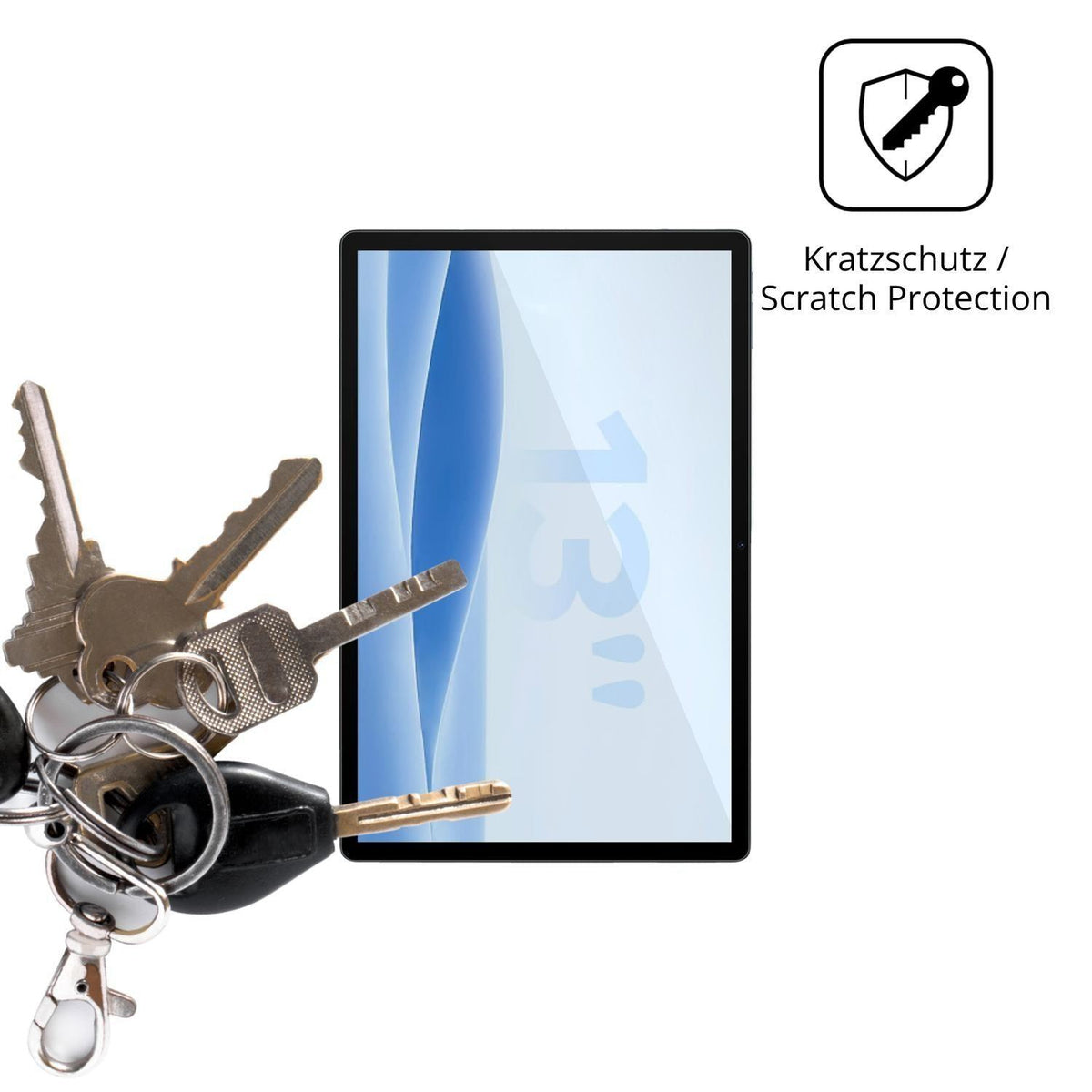 2x Schutzfolie klar für Doogee U13 Pro 13.4 Displa (4)