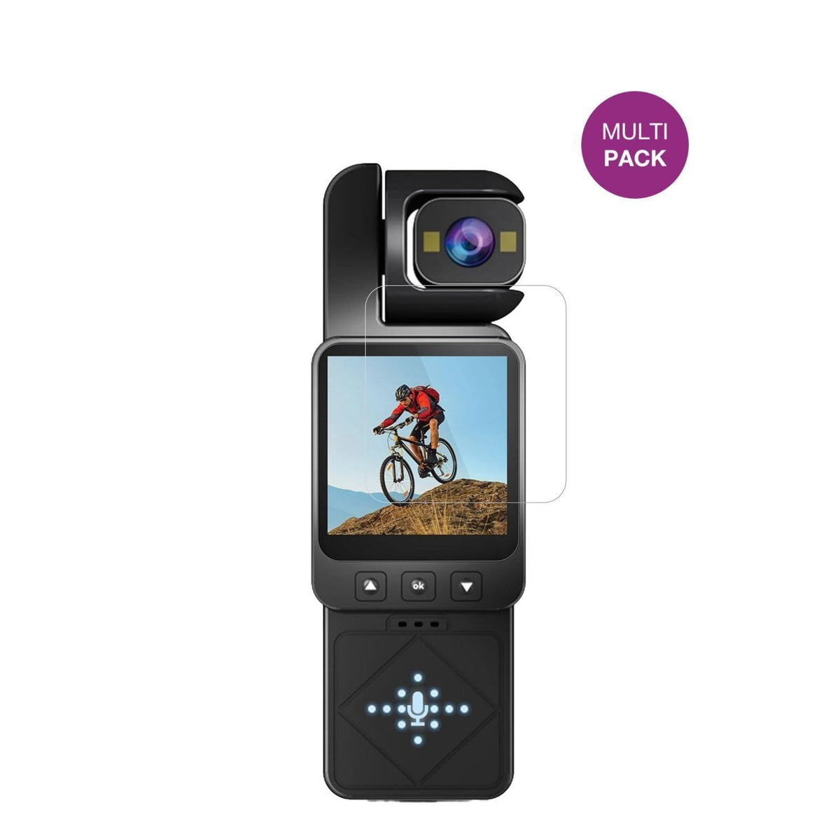4x Schutzfolie klar für BETTERMO 1 Action Cam Disp (2)