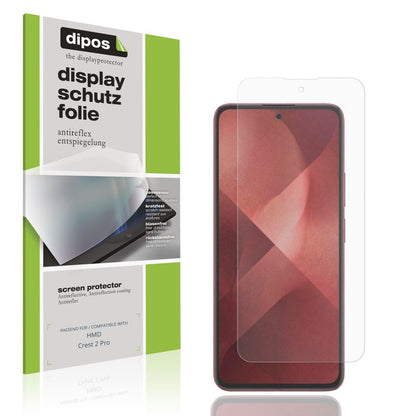 4x Schutzfolie matt für HMD Crest 2 Pro Display-Sc (1)