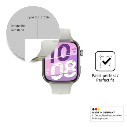 2x Full Cover Schutzfolie matt für Honor Watch X5i (6)