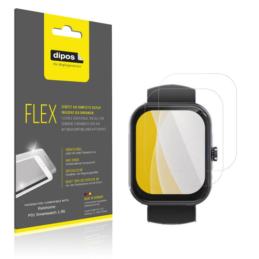 2x 3D Full Cover Schutzfolie für Relxhome P01 Smar (1)