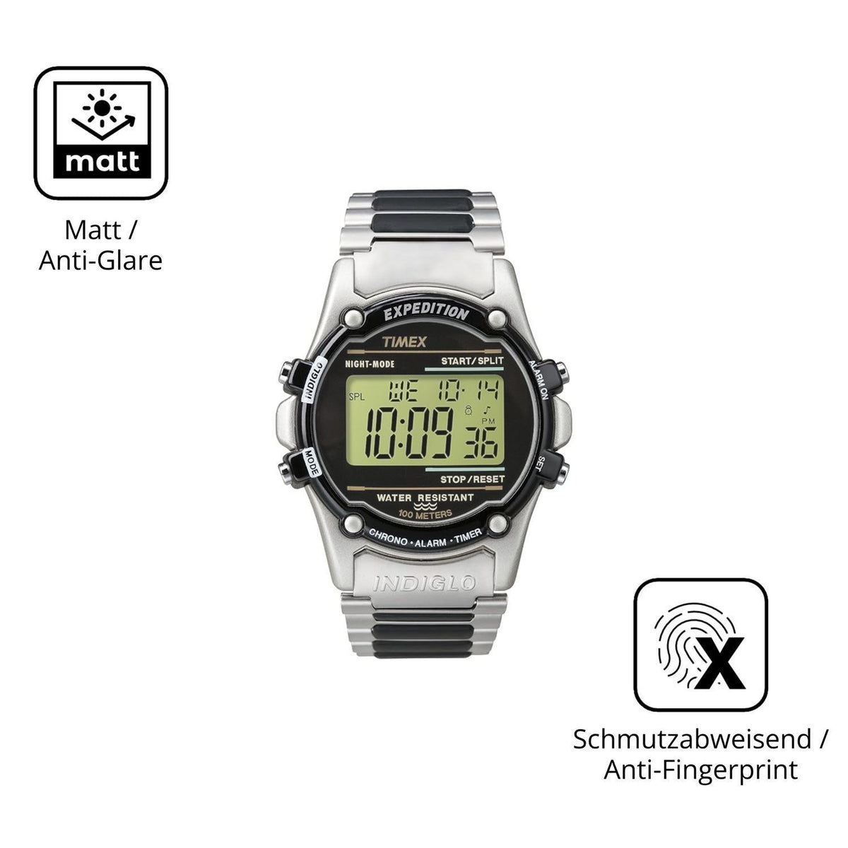 6x Schutzfolie matt für Timex Expedition Atlantis  (5)