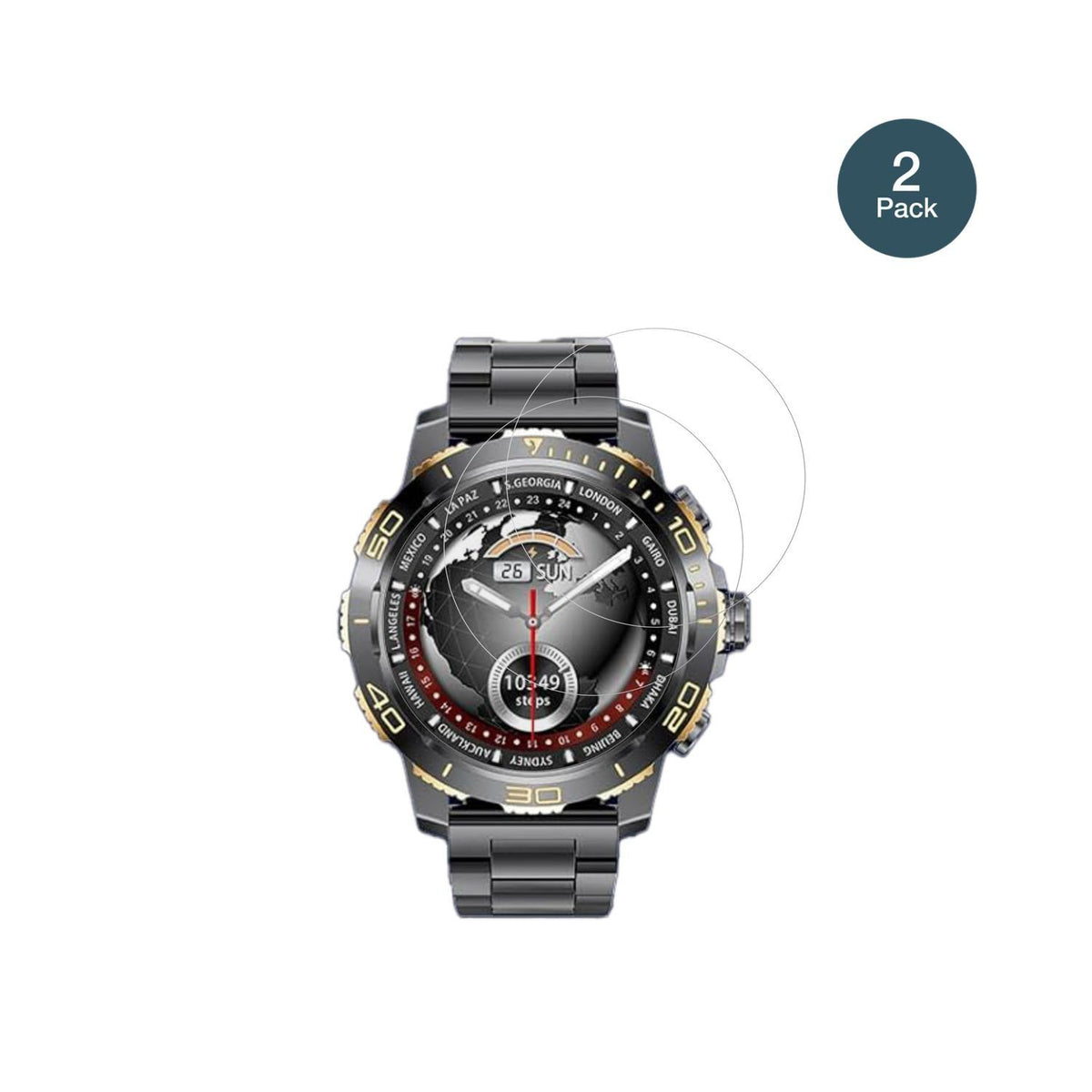 2x 9H Schutzfolie für CHOOSETIME EF21 Panzerfolie (2)