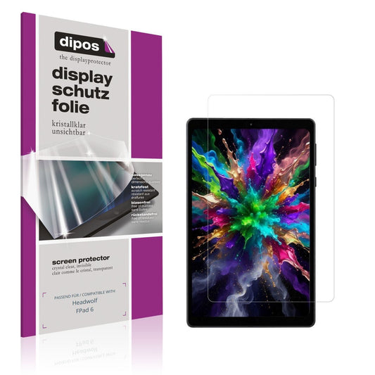 2x Schutzfolie klar für Headwolf FPad 6 Display-Sc (1)