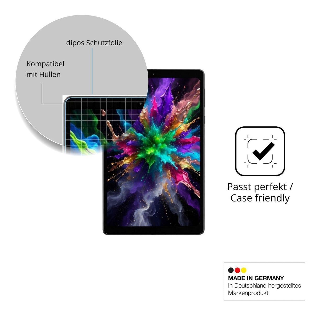 2x Schutzfolie klar für Headwolf FPad 6 Display-Sc (6)