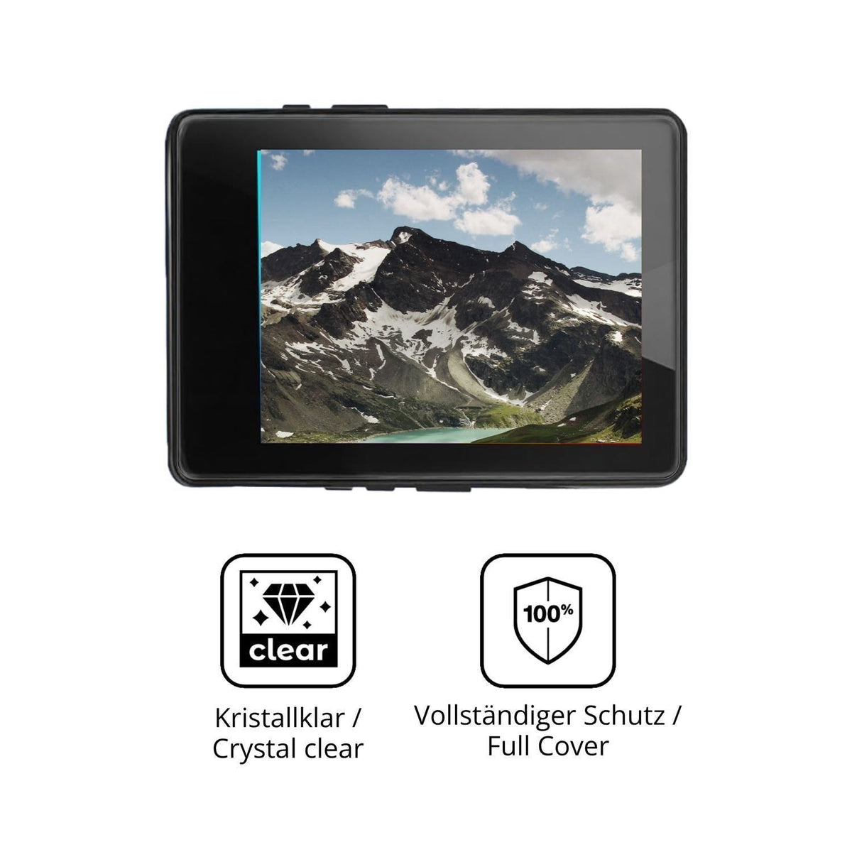 2x 3D Full Cover Schutzfolie für Aroeally D6 MP3-P (5)