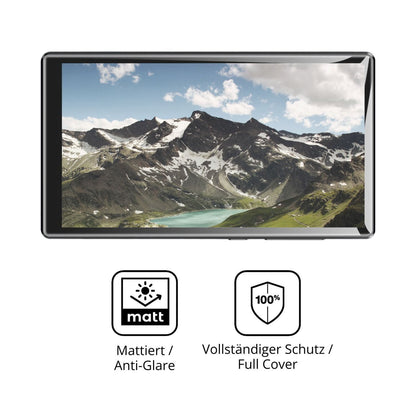 2x Full Cover Schutzfolie matt für Diofox M10 MP3- (5)