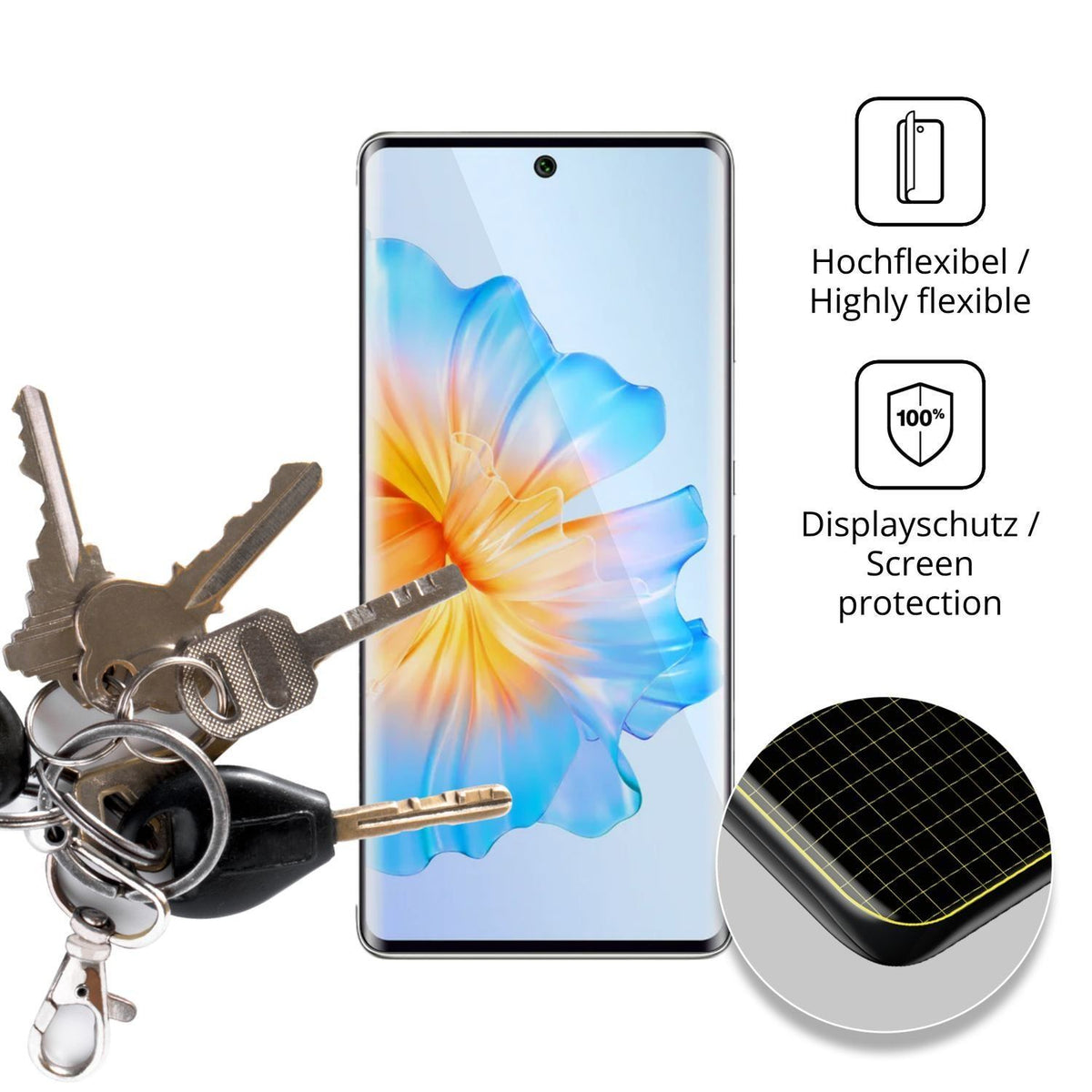 2x 3D Full Cover Schutzfolie für FOSSiBOT S3 Pro (3)